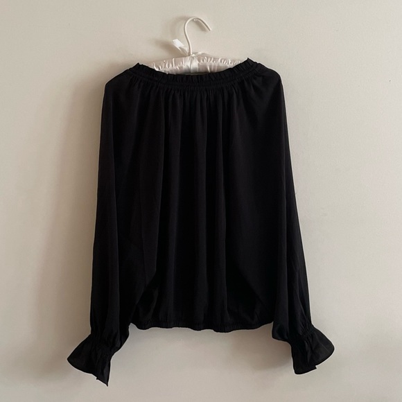 Banana Republic Ruffle-Neck Wrap Blouse - Picture 4 of 5
